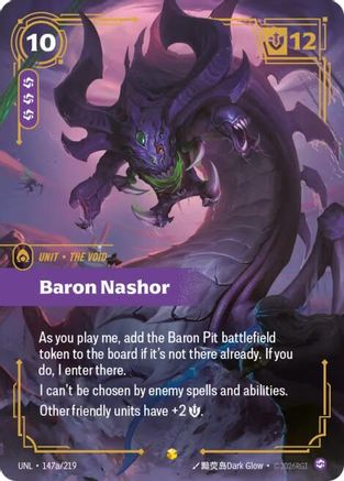 Baron Nashor (Alternate Art) (147a/219) - Unleashed Foil (Pre-Order)