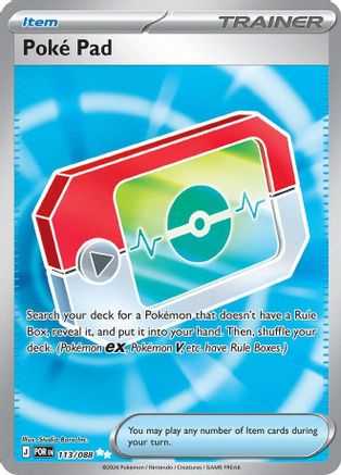 Poke Pad - 113/088 - Ultra Rare - Holofoil