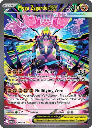 Mega Zygarde ex - 120/088 - Special Illustration Rare - Holofoil