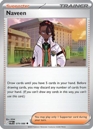Naveen - 079/088 - Uncommon - Reverse Holofoil
