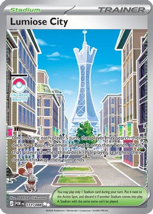 Lumiose City - 111/088 - Ultra Rare - Holofoil