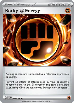 Rocky Fighting Energy - 087 - Rare - Holofoil