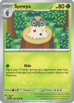 Spewpa - 008/088 - Common - Reverse Holofoil