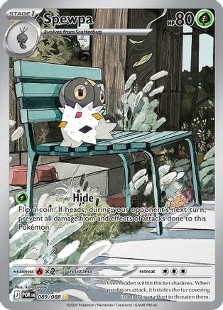 Spewpa - 089/088 - Illustration Rare - Holofoil