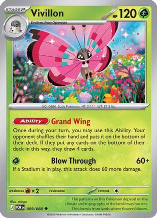 Vivillon - 009 - Uncommon