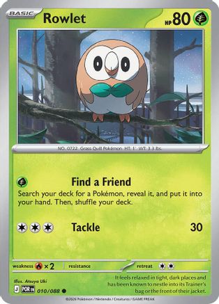 Rowlet - 010/088 - Common