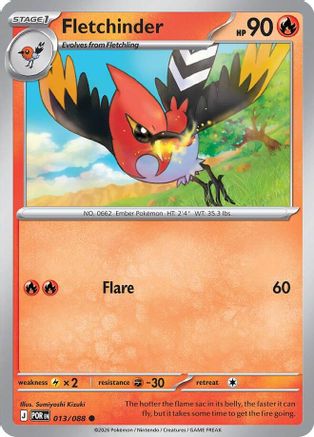 Fletchinder - 013 - Common - Reverse Holofoil