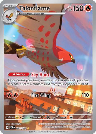 Talonflame - 091/088 - Illustration Rare - Holofoil