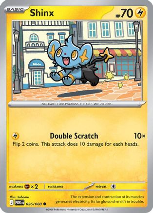 Shinx - 026 - Common - Reverse Holofoil
