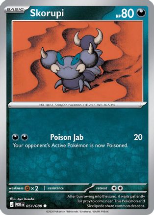 Skorupi - 051 - Common - Reverse Holofoil