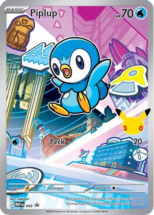 Piplup - 042 - Promo - Holofoil