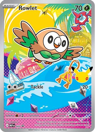 Rowlet - 043 - Promo - Holofoil