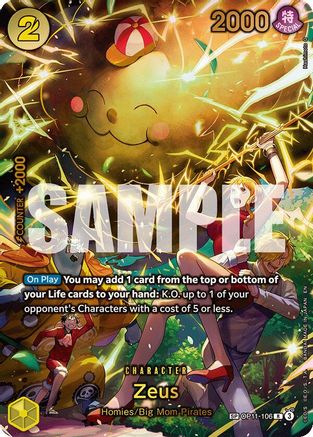 Zeus (SP) - OP11-106 - Rare (Pre-Order)