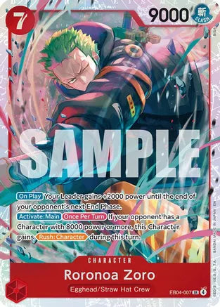 Roronoa Zoro (EB04-007) - EB04-007 - Super Rare