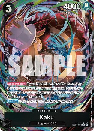 Kaku (Alternate Art) - EB04-043 - Rare