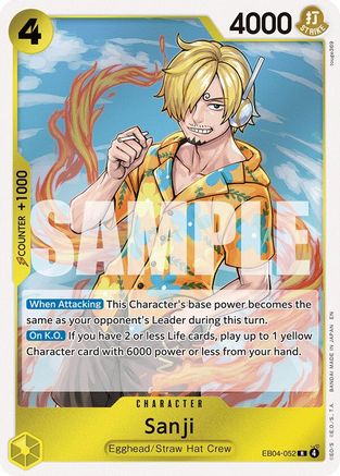 Sanji (EB04-052) - EB04-052 - Rare