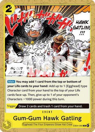 Gum-Gum Hawk Gatling - EB04-060 - Common