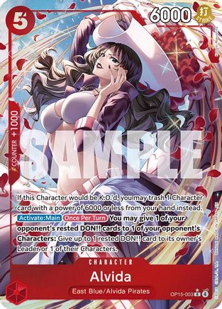 Alvida (Alternate Art) - OP15-003 - Rare
