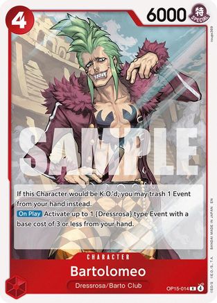Bartolomeo - OP15-014 - Rare