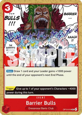 Barrier Bulls - OP15-019 - Uncommon
