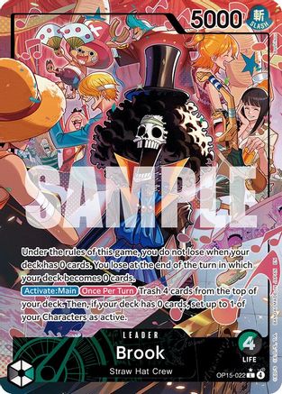Brook (OP15-022) (Alternate Art) - OP15-022 - Leader (Pre-Order)