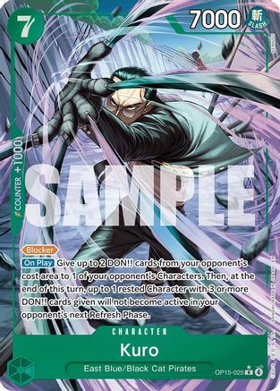 Kuro (Alternate Art) - OP15-025 - Rare