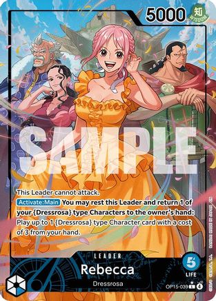 Rebecca (OP15-039) (Alternate Art) - OP15-039 - Leader (Pre-Order)