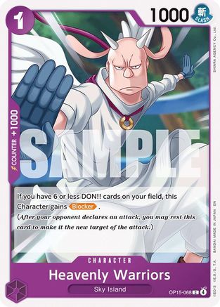 Heavenly Warriors - OP15-068 - Common