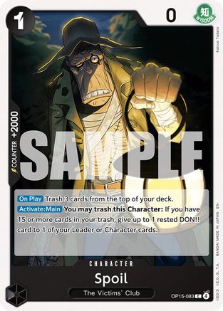 Spoil - OP15-083 - Common