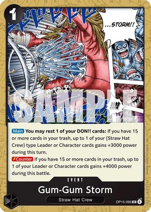 Gum-Gum Storm - OP15-095 - Uncommon