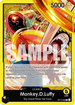 Monkey.D.Luffy (OP15-098) - OP15-098 - Leader