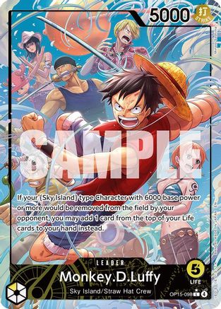 Monkey.D.Luffy (OP15-098) (Alternate Art) - OP15-098 - Leader