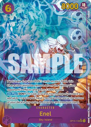 Enel (OP15-118) (Alternate Art) - OP15-118 - Secret Rare