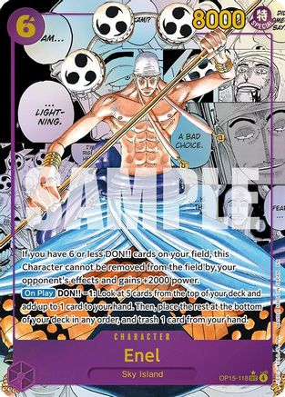 Enel (OP15-118) (Manga) - OP15-118 - Secret Rare