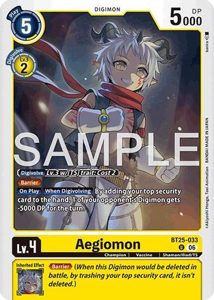 Aegiomon - BT25-033