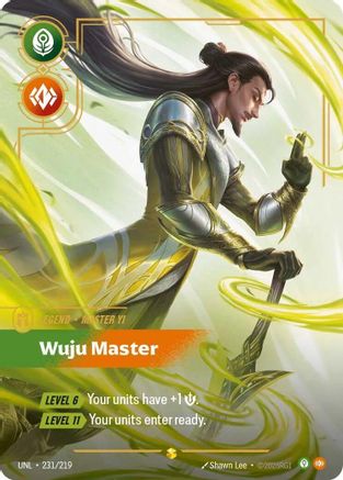 Master Yi - Wuju Master (Overnumbered) (231/219) - Unleashed Foil (Pre-Order)