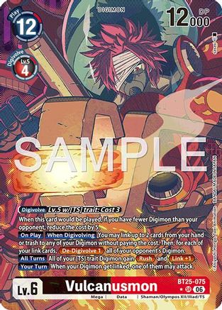 Vulcanusmon (Alternate Art) - BT25-075