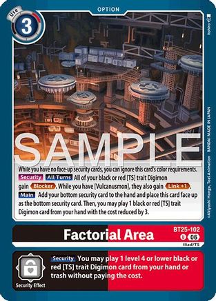 Factorial Area - BT25-102