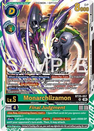 Monarchlizamon // Final Judgement - BT25-057