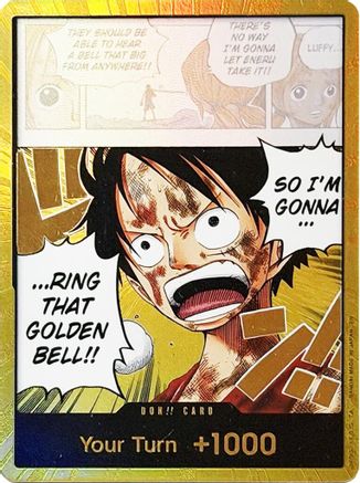 DON!! Card (Luffy) (Gold) - - DON!!