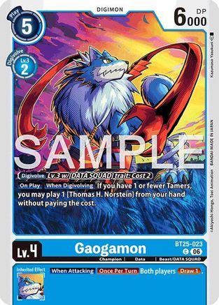 Gaogamon - BT25-023