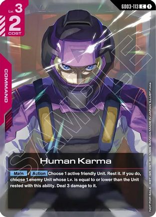 Human Karma (Store Tournament Participant Pack 04) - GD03-113 - C