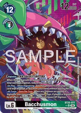 Bacchusmon (Alternate Art) - BT25-077