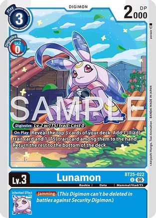 Lunamon - BT25-022