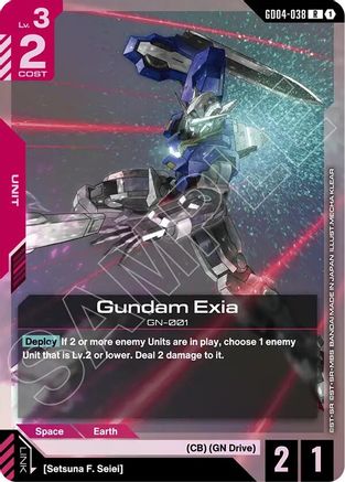 Gundam Exia (GD04-038) - GD04-038 - R