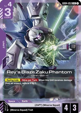 Rey's Blaze Zaku Phantom - GD04-053 - R
