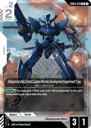 Al-Saachez's AEU Enact Custom Moralia Development Experiment Type - GD04-070 - R