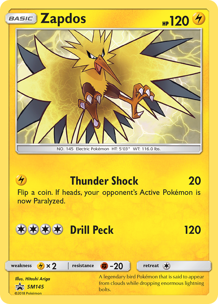 Zapdos (SM145) [Sun & Moon: Black Star Promos]