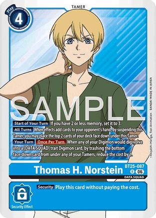 Thomas H. Norstein - BT25-087