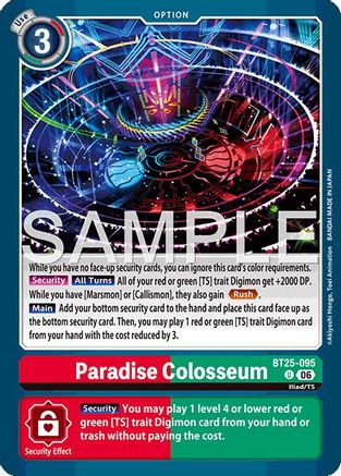 Paradise Colosseum - BT25-095